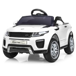 Fehér elektromos gyerekautó távirányítóval HL1618
