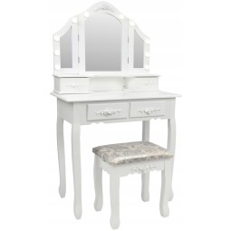 Modern fehér színű sminkasztalok LED világítással