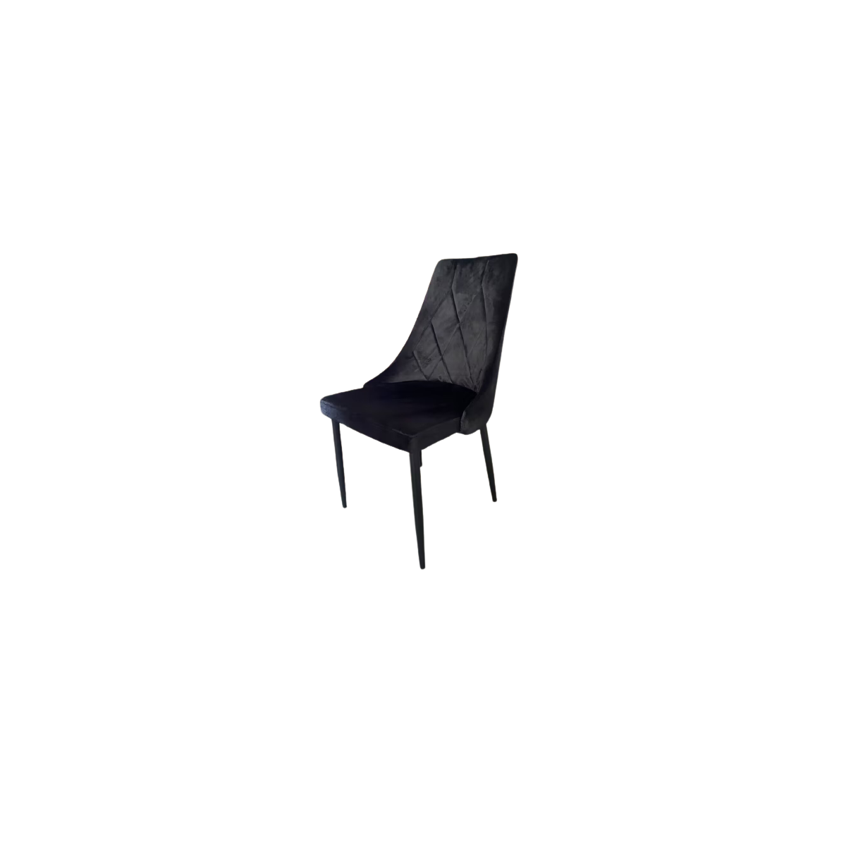 Fekete steppelt szék LR08
