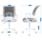Ergonomikus irodai szék fekete színben