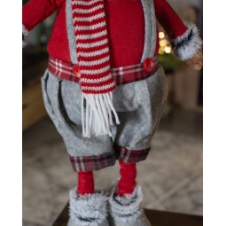 Karácsonyi rénszarvas sapkával 60 cm