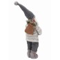 Skandináv stílusú Mikulás karácsonyi figura 60 cm