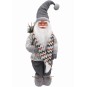 Skandináv stílusú Mikulás karácsonyi figura 60 cm