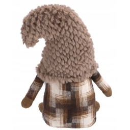 Karácsonyi manó barna színben