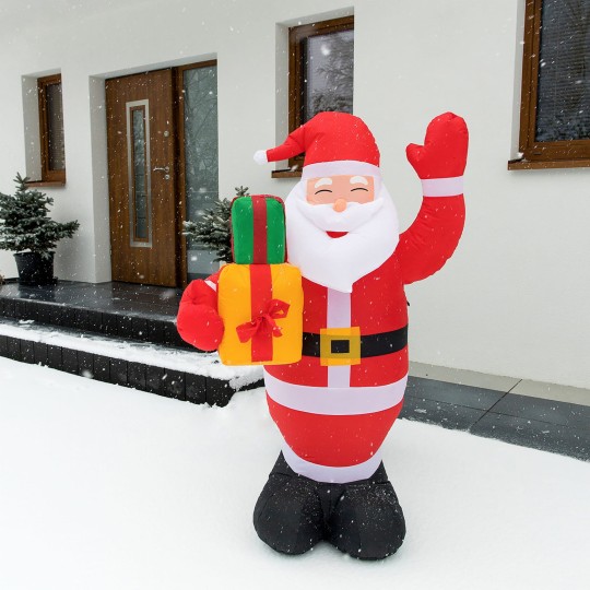 Miluláš LED-világítással, 150 cm, a kertbe
