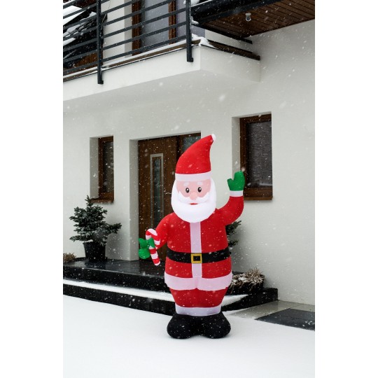Karácsonyi Télapó 210 cm LED világítással