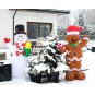 Mézeskalács LED-es háttérvilágítással 155 cm