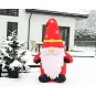 LED karácsonyi szakállas manó 190 cm