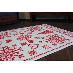 Piros karácsonyi mintás szőnyegek