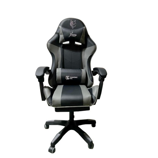 Állítható szürke gamer szék