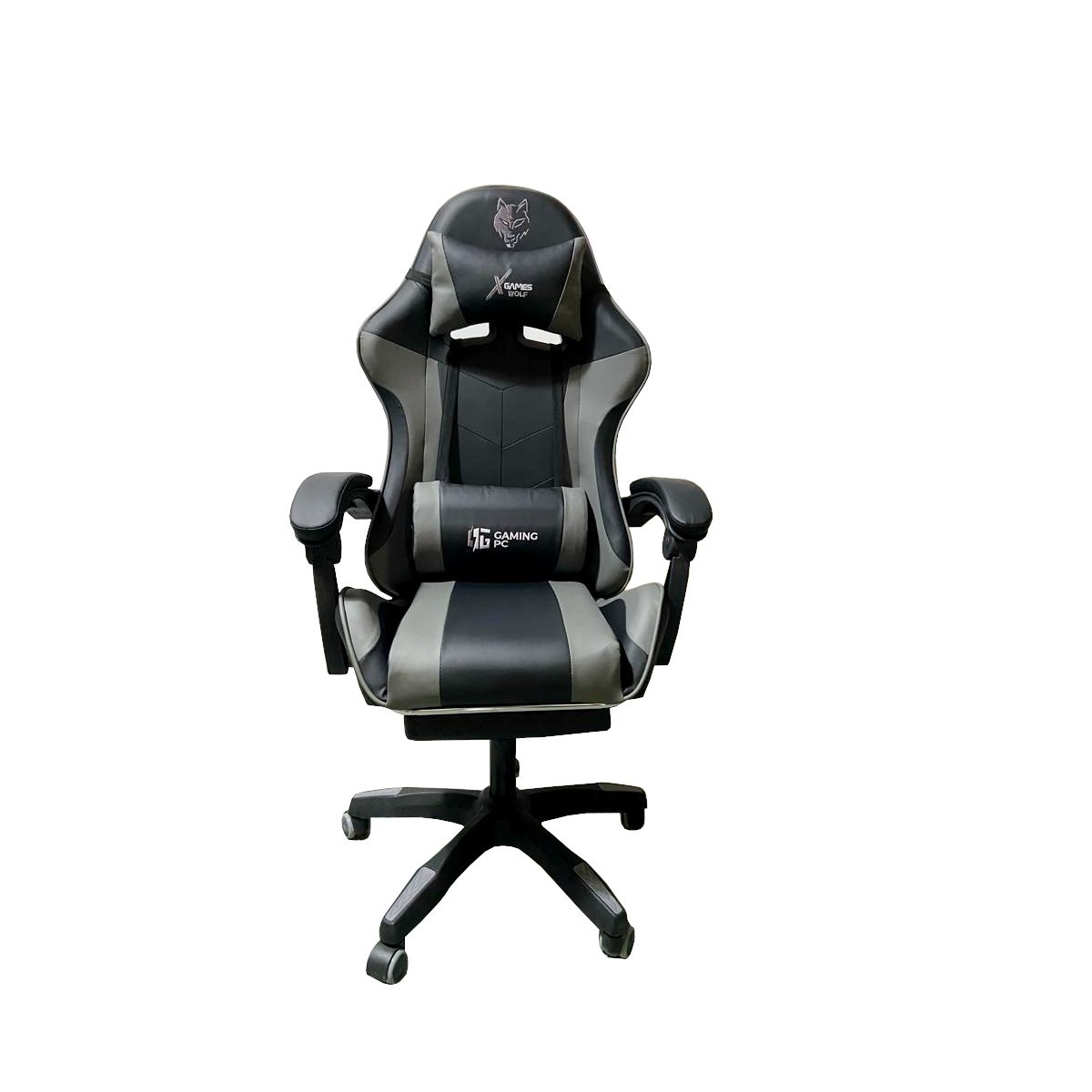 Állítható szürke gamer szék