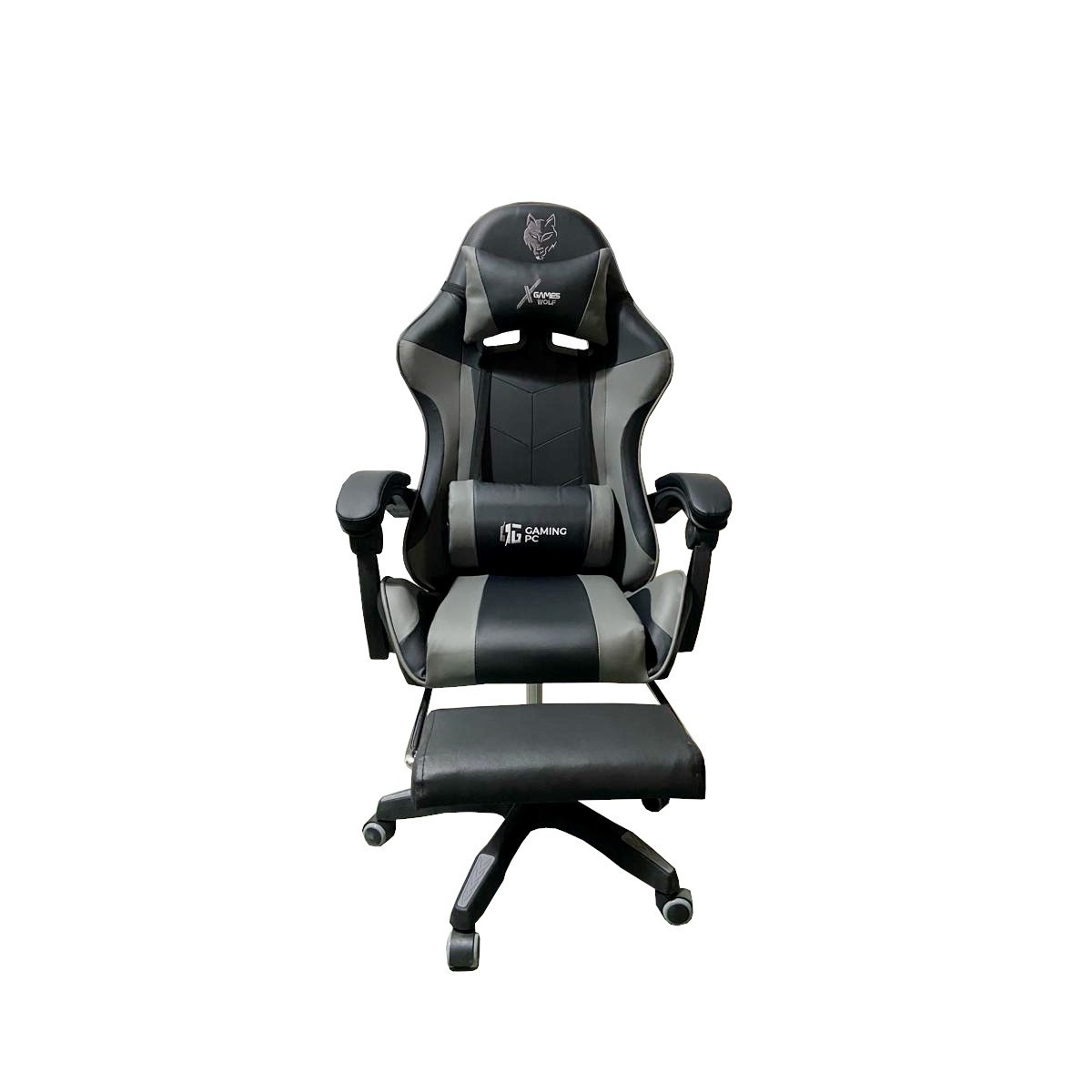 Állítható szürke gamer szék