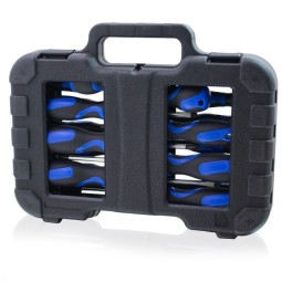 TORX keresztcsavarhúzó-készlet lapos keresztfejű bittel, 58 db.