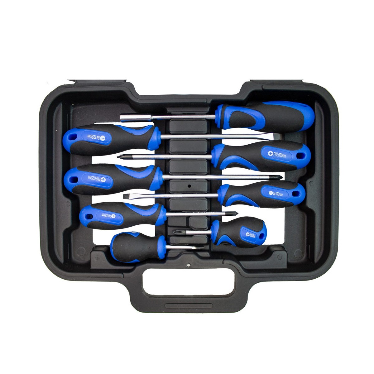 TORX keresztcsavarhúzó-készlet lapos keresztfejű bittel, 58 db.