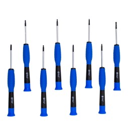 Lapos-, kereszt- és Torx-csavarhúzó készlet, 100 db