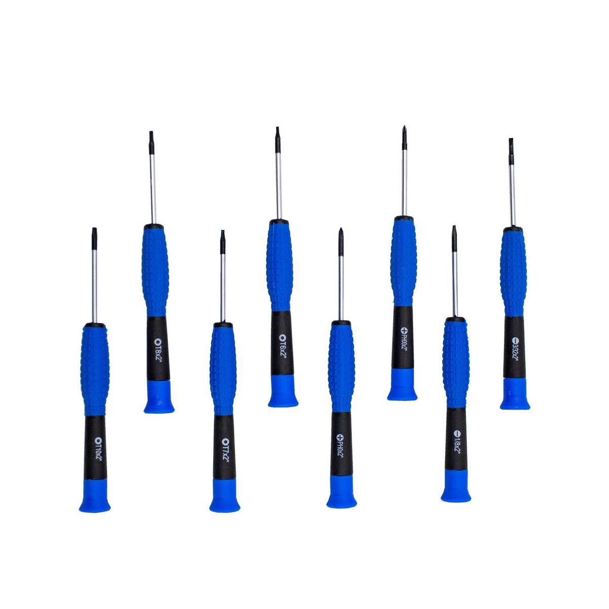 Lapos-, kereszt- és Torx-csavarhúzó készlet, 100 db