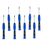 Lapos-, kereszt- és Torx-csavarhúzó készlet, 100 db