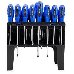 Lapos-, kereszt- és Torx-csavarhúzó készlet, 100 db
