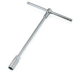 Hatszögletű dugókulcsok "T" markolattal, 8–19 mm, 12 darab.