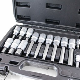 Imbuszkulcsokhoz való dugókulcsok 1/2" 1/4" készlet
