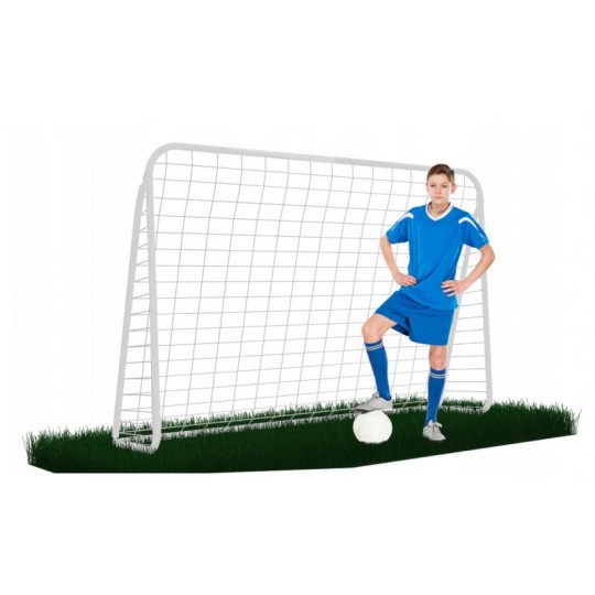 Hordozható futballkapu méretei: 240x150x90 cm