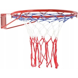 Piros-kék színű kosárlabda kosár, 45 cm