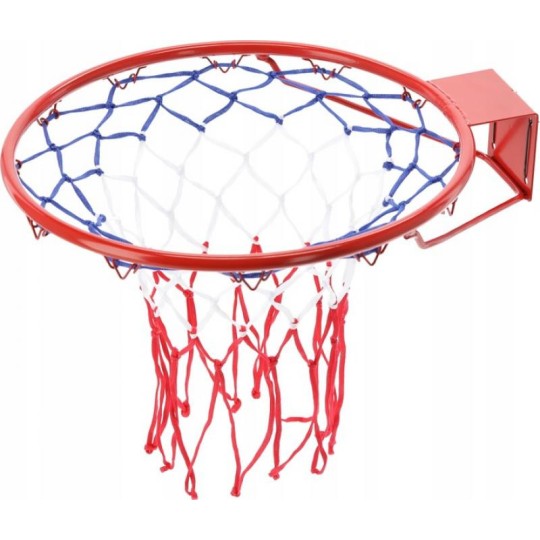 Piros-kék színű kosárlabda kosár, 45 cm