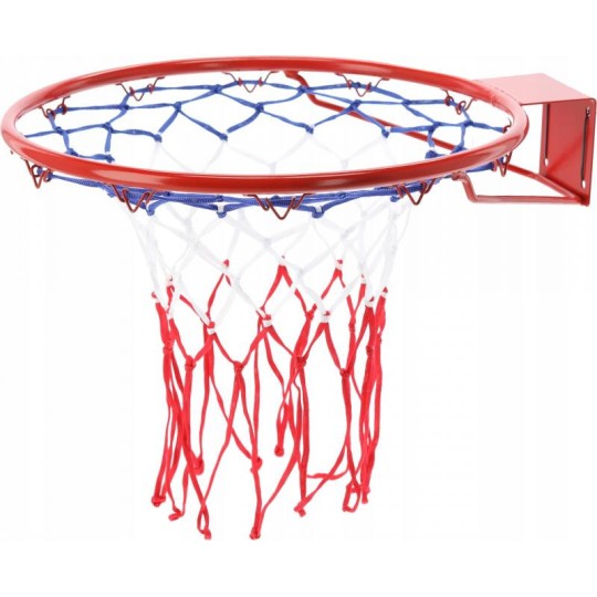 Piros-kék színű kosárlabda kosár, 45 cm