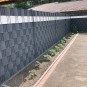 Fekete PVC kerítéstakaró szalag méretben 19 cm x 35 m + klipszek ingyen