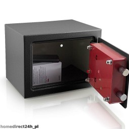 Elektronikus mini széf irodába, szürke színben
