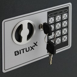 Fekete kulcsszekrény elektronikus zárral