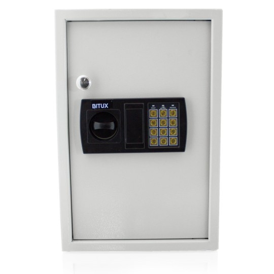 Elektronikus széf 48 kulcs számára, világosszürke színű