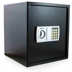 Fekete elektronikus széf