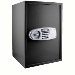 Nagy elektronikus trezor, fekete