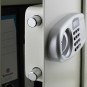 Nagy elektronikus trezor, világosszürke