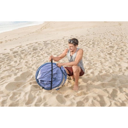 2 személyes strandsátor méretei: 2x1,20x90 cm