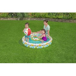 Gyerekmedence Play Pool Set, labdával és úszógumival, 122x20 cm