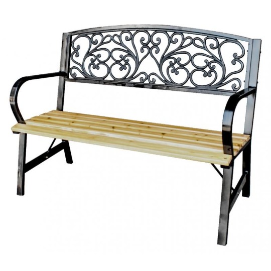 Elegáns kerti pad 120x56x87 cm