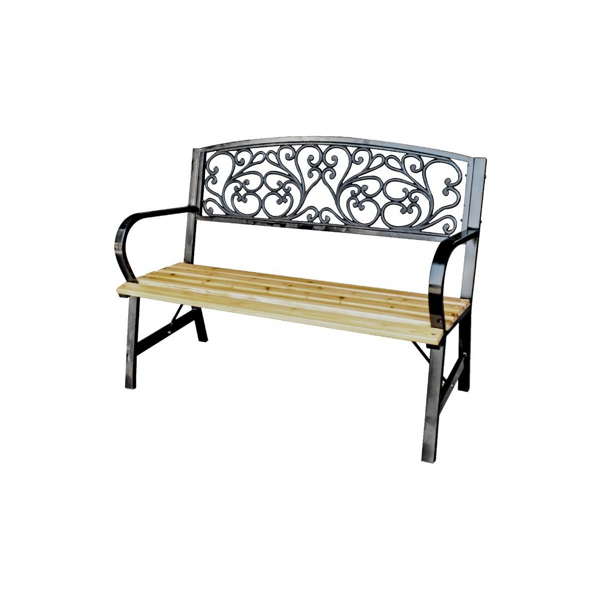 Elegáns kerti pad 120x56x87 cm