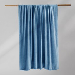 Modern mikroszálas MIC takaró, kék színben, 200x220