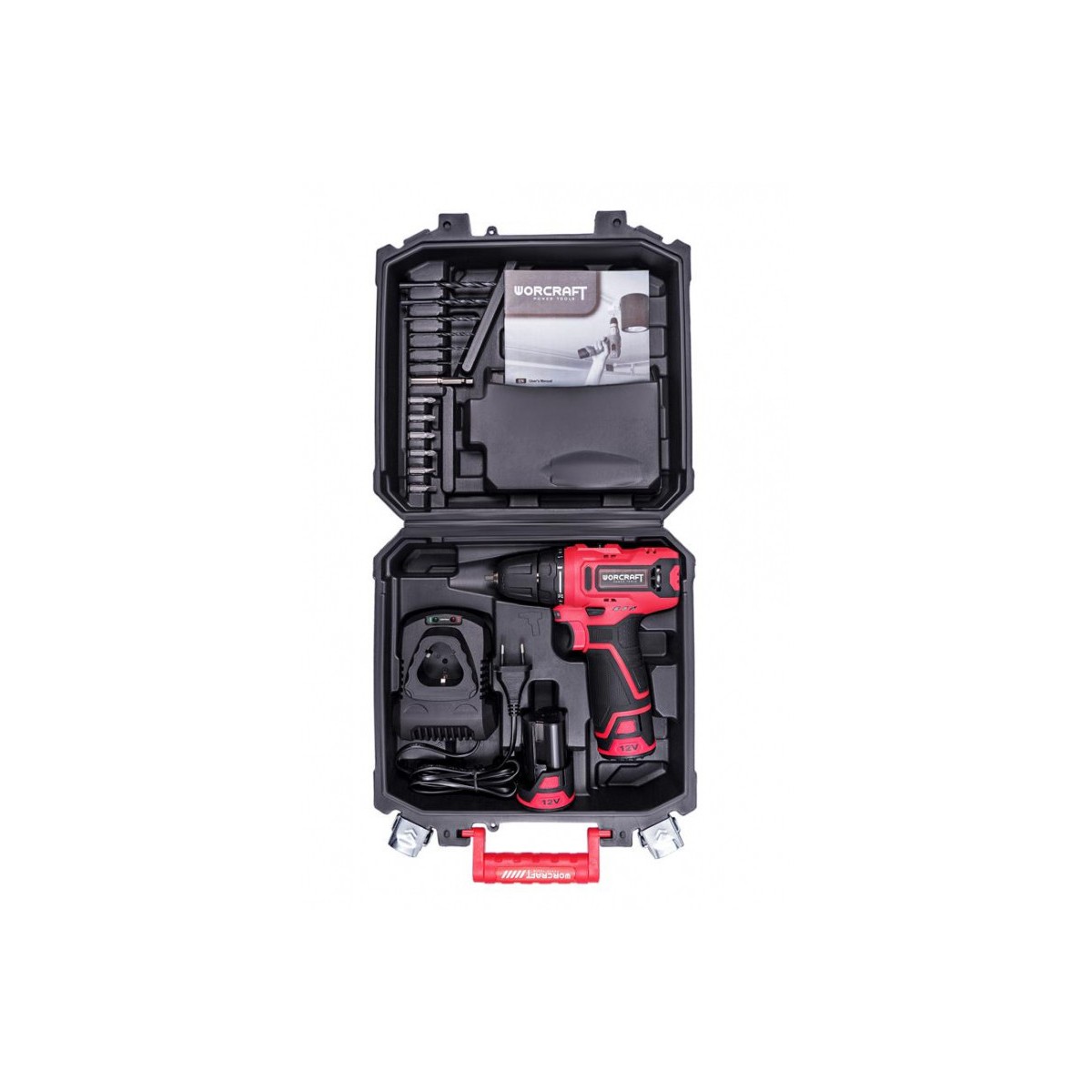 Csavarbehajtó Worcraft CD-12LiA, 2x Li-ion 1,3 Ah, koffer