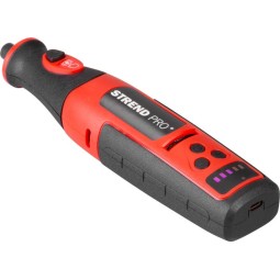 Egyenes mini csiszoló, fúrás és csiszolás tartozékokkal, 8 V, 1500 mAh