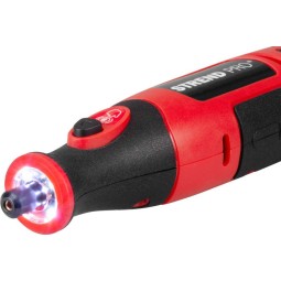 Egyenes mini csiszoló, fúrás és csiszolás tartozékokkal, 8 V, 1500 mAh