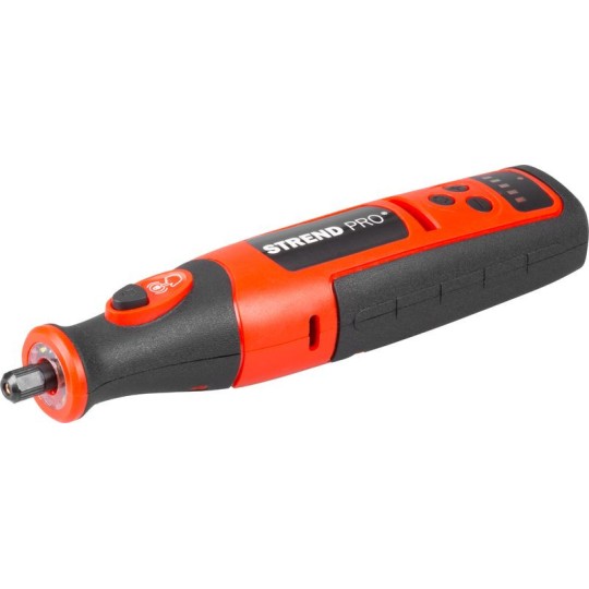 Egyenes mini csiszoló, fúrás és csiszolás tartozékokkal, 8 V, 1500 mAh