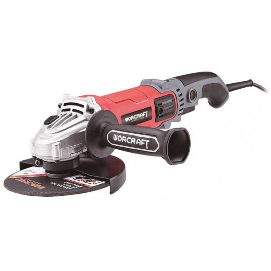 Worcraft AG14-125S sarokcsiszoló, 1400 W, 125 mm