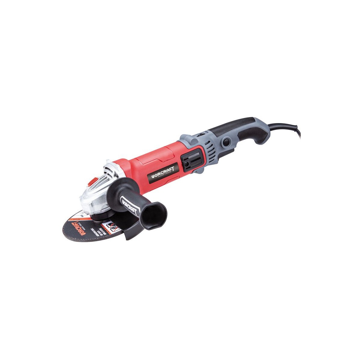 Worcraft AG14-150S sarokcsiszoló, 1400 W, 150 mm, M14, fordulatszám-szabályozással