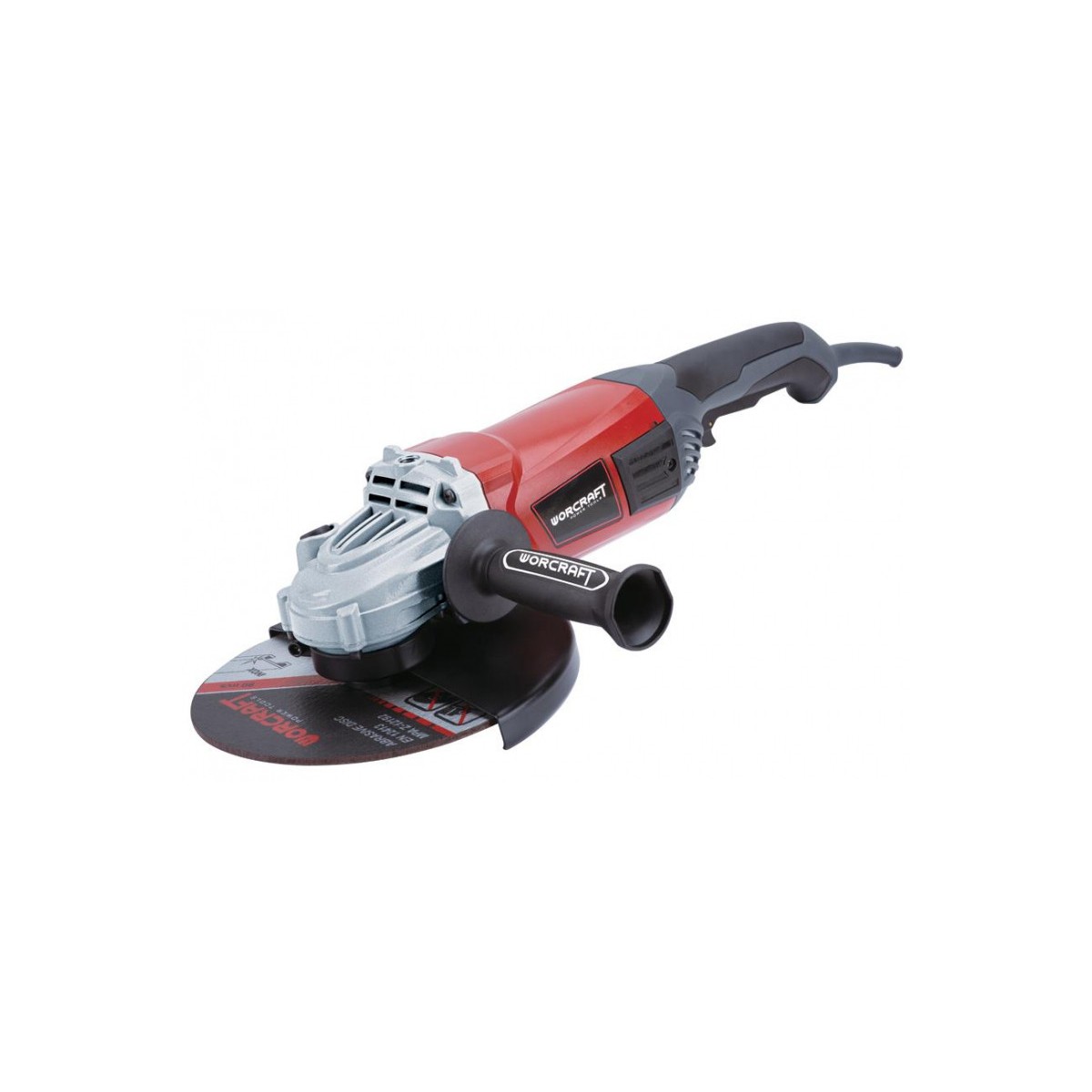 Worcraft AG24-230H sarokcsiszoló, 2400 W, 230 mm, SoftSTART, ipari sorozat