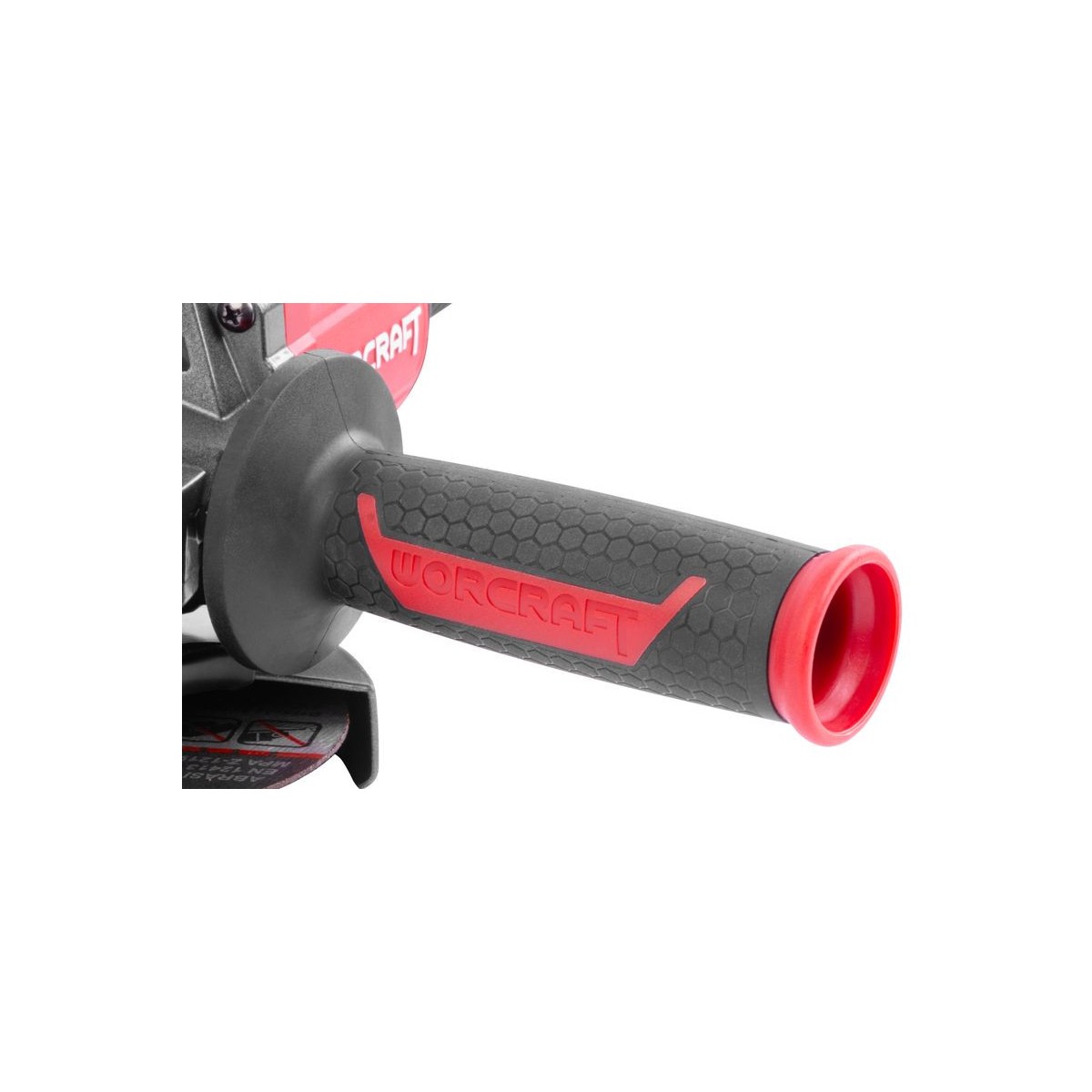 Kefe nélküli Worcraft CAG-S20LiBH ShareSYS sarokcsiszoló, 125 mm-es, 20 V Li-ion