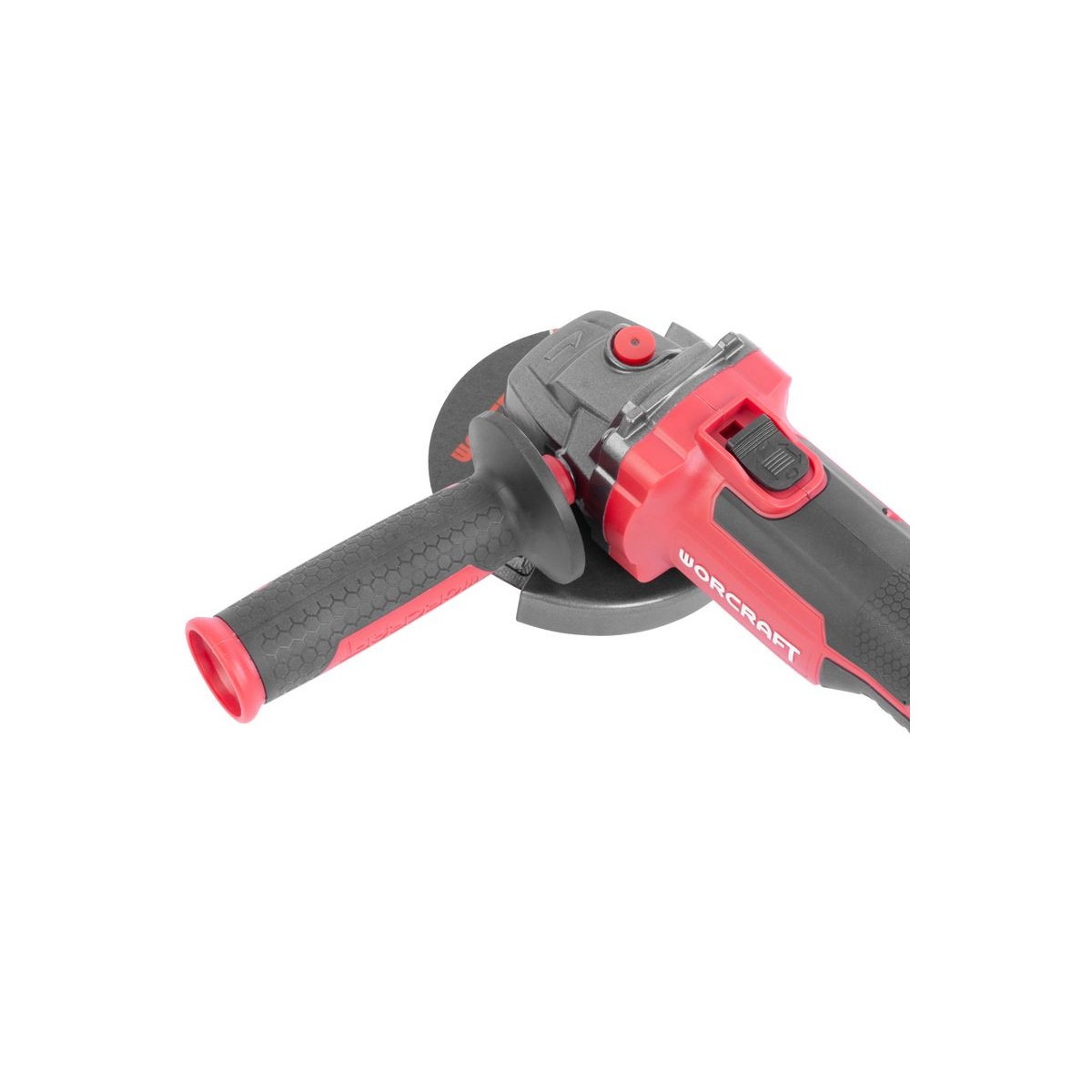 Kefe nélküli Worcraft CAG-S20LiBH ShareSYS sarokcsiszoló, 125 mm-es, 20 V Li-ion