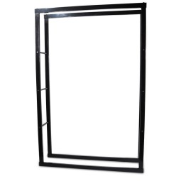 Acél faállvány 100x25x150 cm